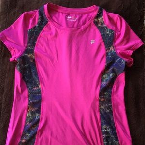 Pink Fila Sports T-shirt